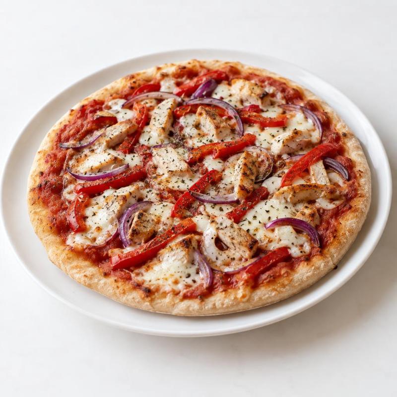Pizza z kurczakiem i mozzarellą