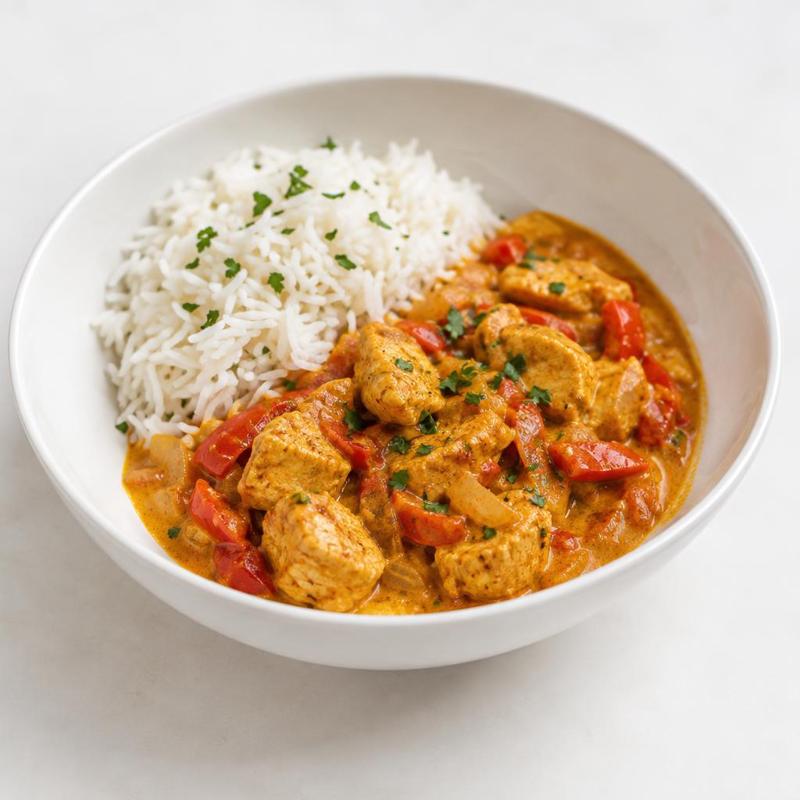 Kurczak w sosie curry
