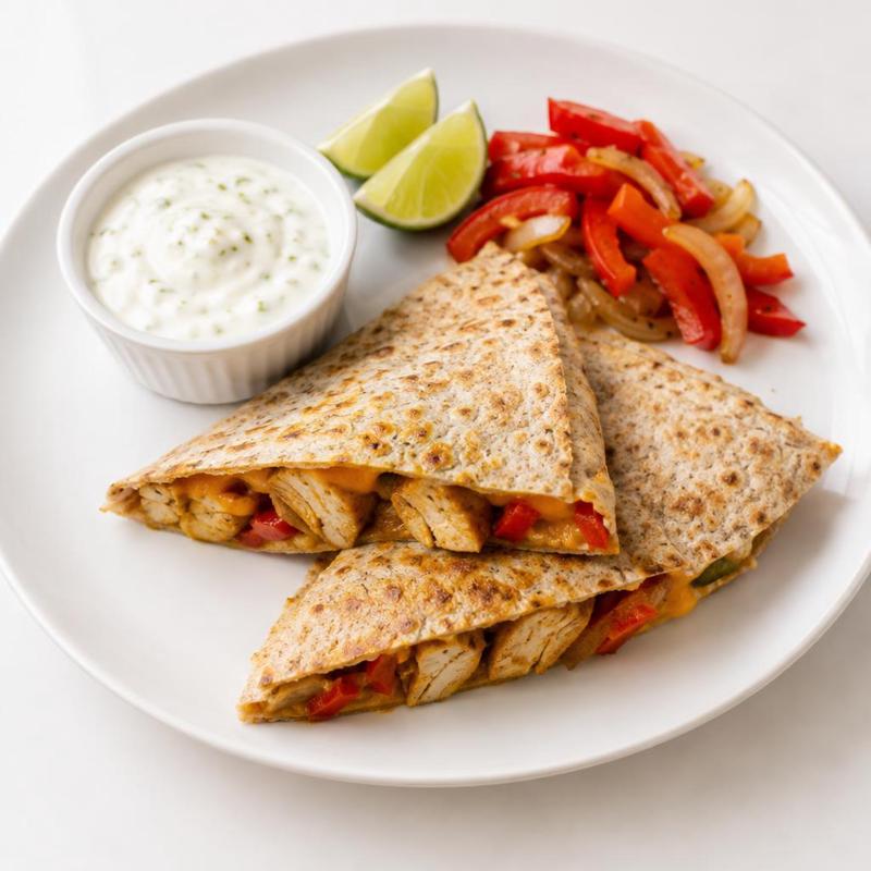 Quesadilla z kurczakiem i kuminem