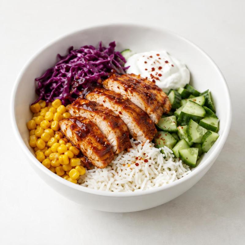 Bowl z kurczakiem BBQ
