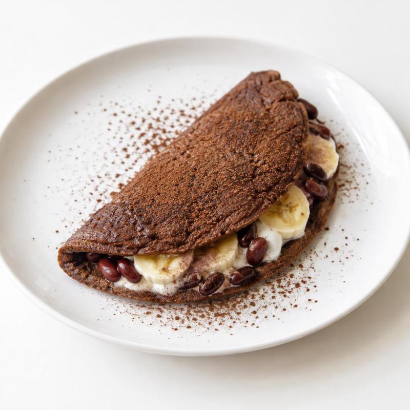 Omlet brownie z fasolą