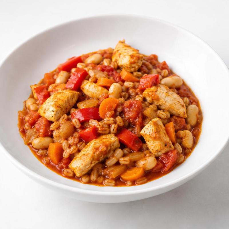 Kaszotto chakalaka z kurczakiem