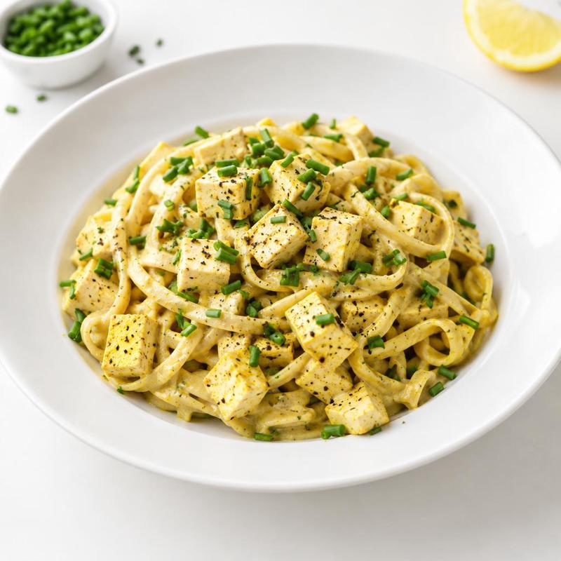 Pasta z tofu z musztardą