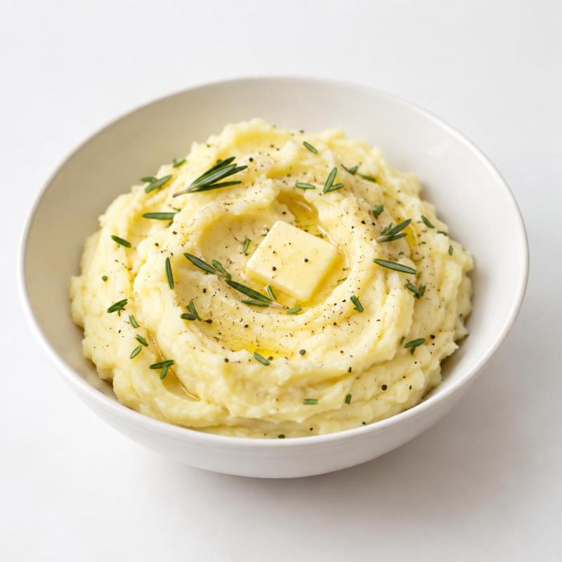 Puree ziemniaczane z mlekiem rozmarynowym