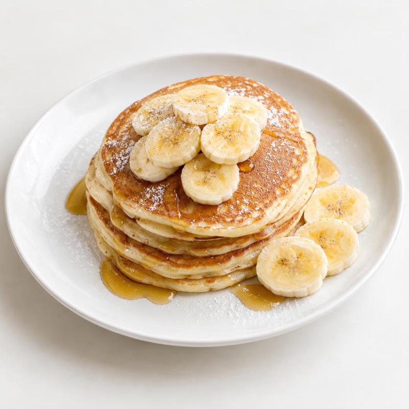 Pancakes jogurtowe z bananem