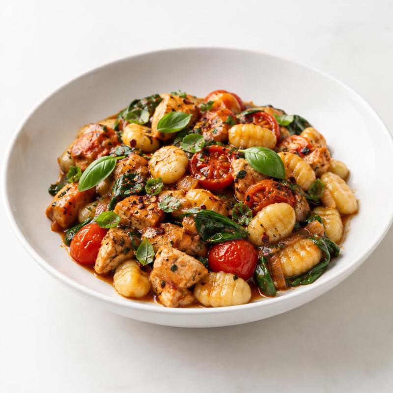 Gnocchi z indykiem w sosie pomidorowo-balsamicznym