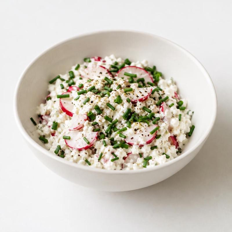 Twarożek z tofu ze szczypiorkiem i sokiem cytrynowym