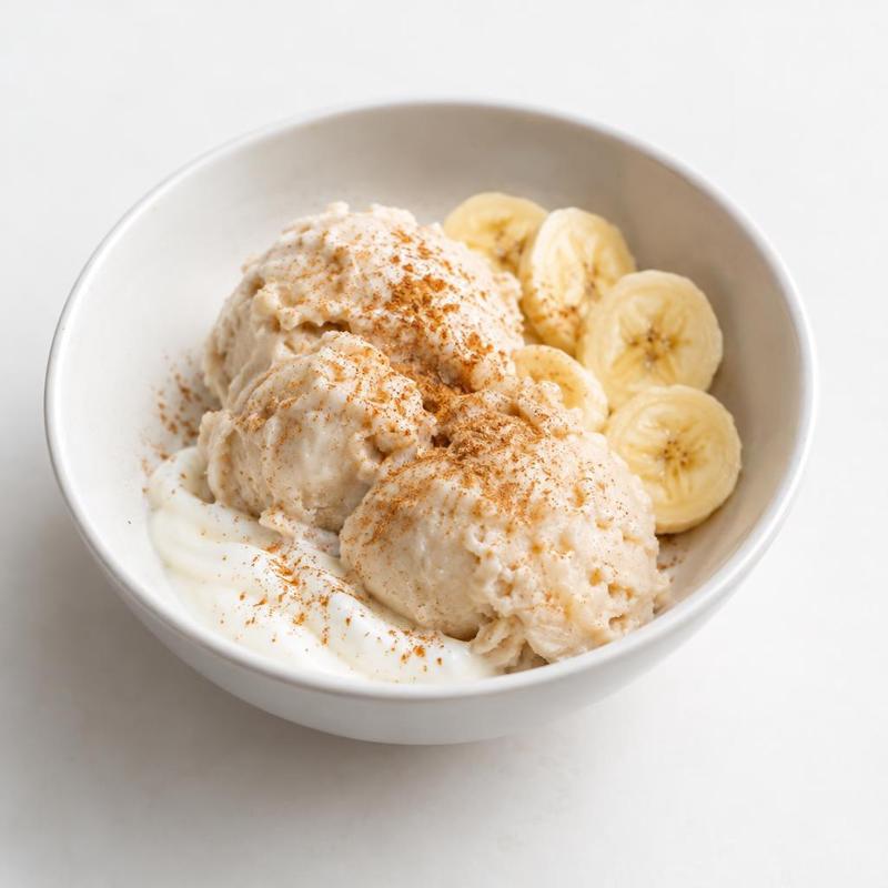 Lody jogurtowe z mrożonych bananów