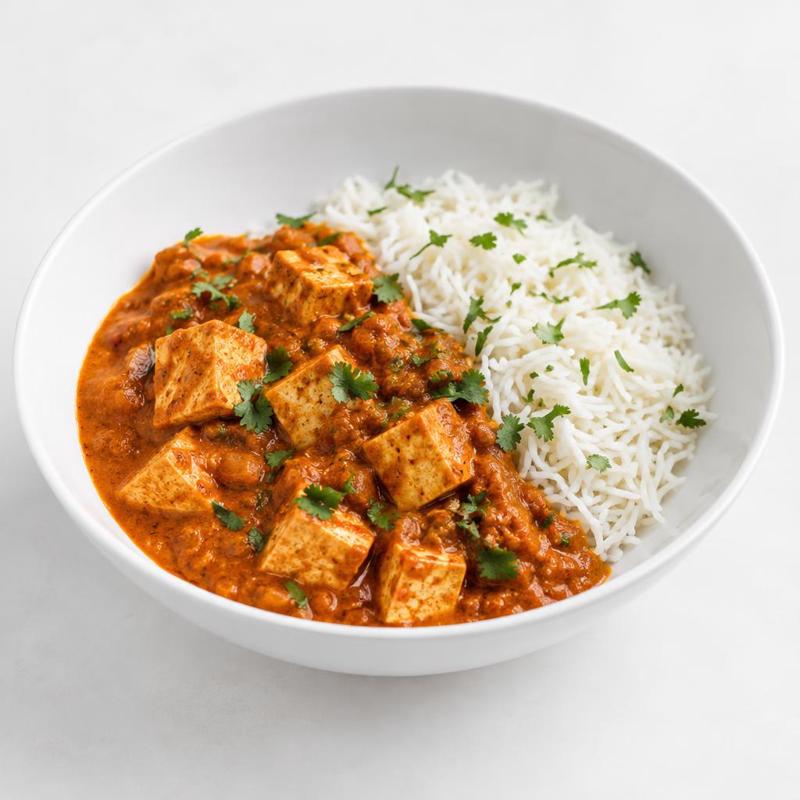 Tofu tikka masala z ryżem basmati